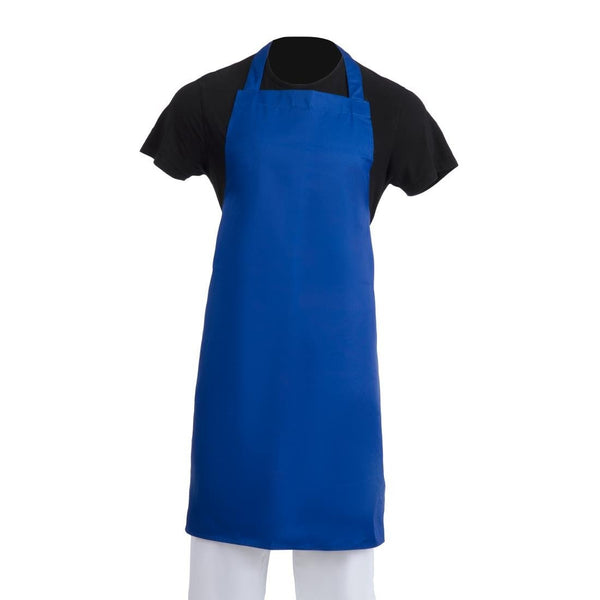 Whites Bib Apron Polycotton Blue A542 - Whisk Hospitality - A542