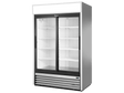 True Refrigeration Upright Retail Merchandiser Refrigerator 2 Full Glass Slide Doors - GDM - 45 - HC - LD - Whisk Hospitality - GDM-45-HC-LD