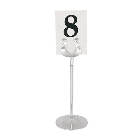 Olympia Table Number Stand St/St - 205mm 8in P343 - Whisk Hospitality - P343