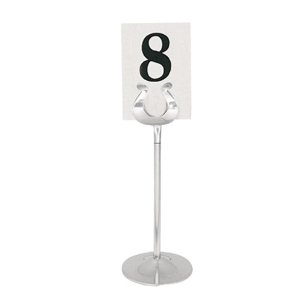 Olympia Table Number Stand St/St - 205mm 8in P343 - Whisk Hospitality - P343