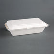 Fiesta Green Compostable Hinged Container - 64x161x248mm (Pack 250) DW249 - Whisk Hospitality - DW249