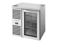 True Refrigeration Bar Refrigerator Stainless Steel Ext 1 Glass Swing Door - TBR32 - RISZ1 - L - S - G - 2 - Whisk Hospitality - TBR32-RISZ1-L-S-G-2