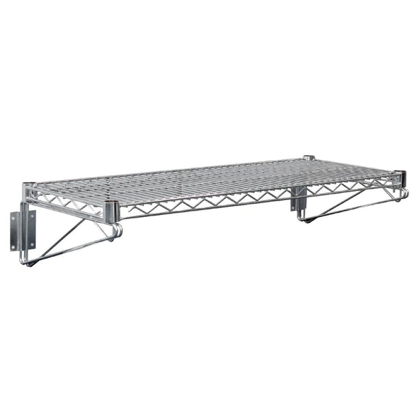 Vogue Wire Wall Shelves St/St - 1220x360mm 48x14" U202 - Whisk Hospitality - U202
