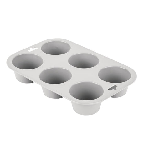 Vogue Silicone High Heat Flexible Muffin Tray (6 Cup) DA520 - Whisk Hospitality - DA520