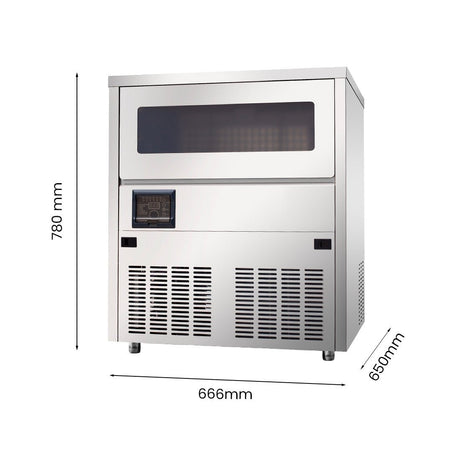 Blizzard Under Bench Ice Maker - Air Cooled - SN - 101B - Whisk Hospitality - SN-101B