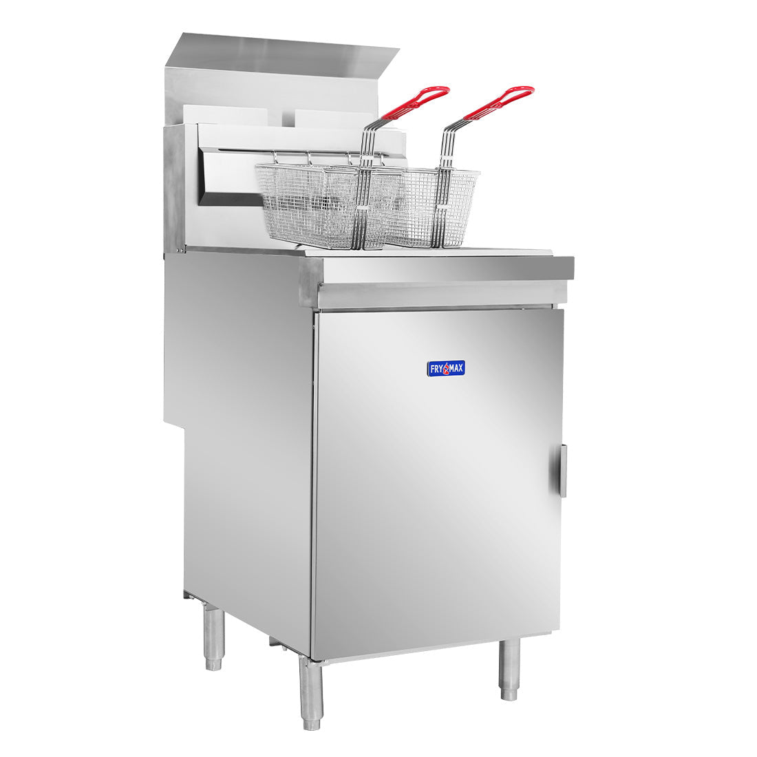 RC400TE - Superfast Natural Gas Tube Twin Vat Fryer - Whisk Hospitality - RC400TE