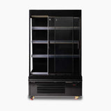 Bromic Semi Vertical Display Fridge - 938mm - 2 Doors - Sliding - Whisk Hospitality - SVM1000SD-NR