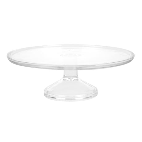 Olympia Glass Cake Stand Base for Dome CS014 - 305x95mm 12x 3 3/4" CS013 - Whisk Hospitality - CS013