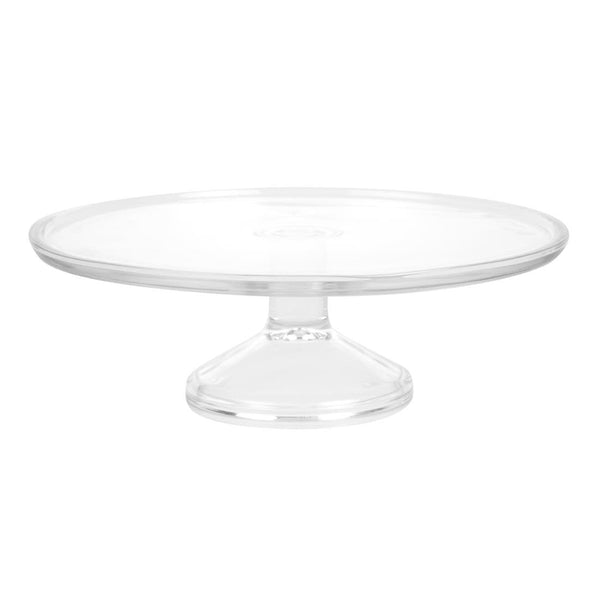 Olympia Glass Cake Stand Base for Dome CS014 - 305x95mm 12x 3 3/4" CS013 - Whisk Hospitality - CS013