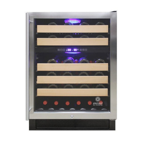 Vinotemp EL - 46WCST Connoisseur Series Dual - Zone Wine Cooler (46 Bottles) - Whisk Hospitality - EL-46WCST