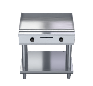 Waldorf 800 Series Gpl8900E Ls 900Mm Electric Griddle Low Back Version Leg Stand - Whisk Hospitality - GPL8900E-LS