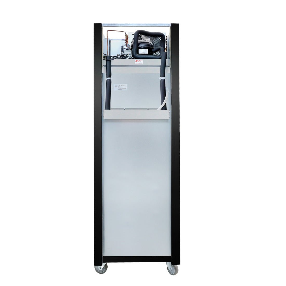 Thermaster Single glass door upright freezer black stainless steel - SUFG500B - Whisk Hospitality - SUFG500B