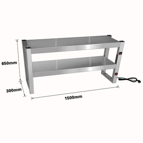 Benchstar Commercial Food Warmer with 8 Lamps – FW8L - 152 - Whisk Hospitality - FW8L-152
