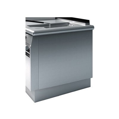 BARON 1 Burner Electric Fry Top With 2/3 Smooth 1/3 Ribbed Chrome Plate And Thermostatic Control - Whisk Hospitality - Q9S0FT/E625