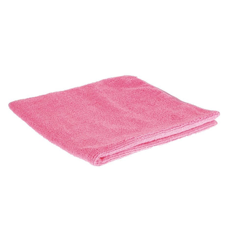 Jantex Mircofibre Cloths Pink (Pack 5) DN840 - Whisk Hospitality - DN840