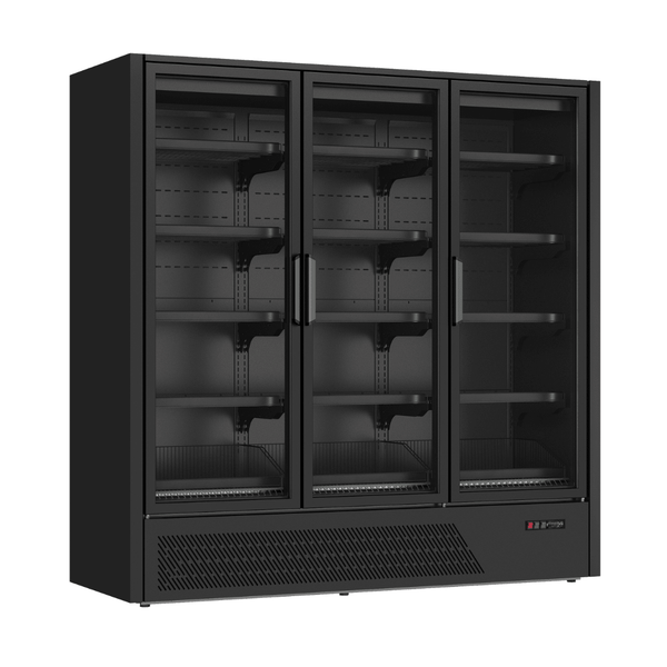 Thermaster 3 Aluminium-Framed Glass Door Multideck Display Freezer DC-187BT - Whisk Hospitality - DC-187BT