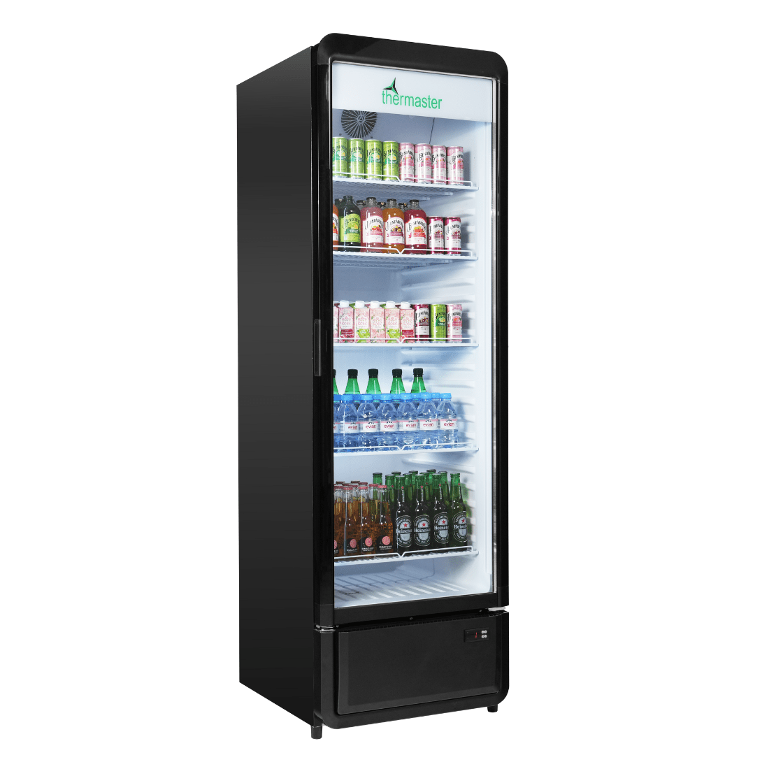 Thermaster Upright Glass Door Beverage Fridge - SDC - 343B - Whisk Hospitality - SDC-343B