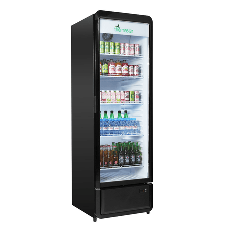 Thermaster Upright Glass Door Beverage Fridge - SDC - 343B - Whisk Hospitality - SDC-343B