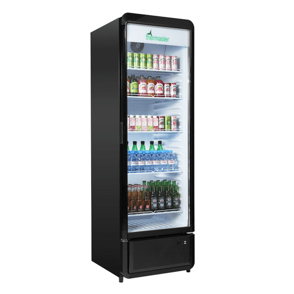 Thermaster Upright Glass Door Beverage Fridge - SDC - 343B - Whisk Hospitality - SDC-343B