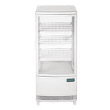 Polar C - Series Energy Efficient Curved Door Display Fridge White - 86Ltr CX576 - A - Whisk Hospitality - CX576-A
