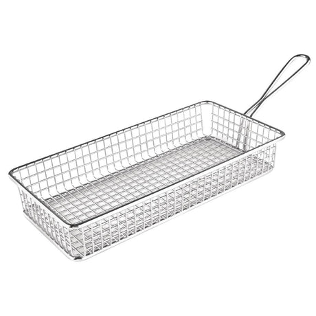 Olympia Rectangular Presentation Basket St/St 45(H)x260(W) x130(D)mm GG869 - Whisk Hospitality - GG869