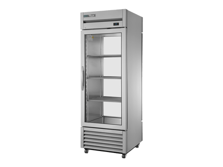 True Refrigeration Upright Pass - Thru Display Refrigerator 1 Glass Door Front 1 Glass Door Rear - T - 23G - PT - HC - FGD01 1G - 1G - Whisk Hospitality - T-23G-PT-HC-FGD01 1G-1G