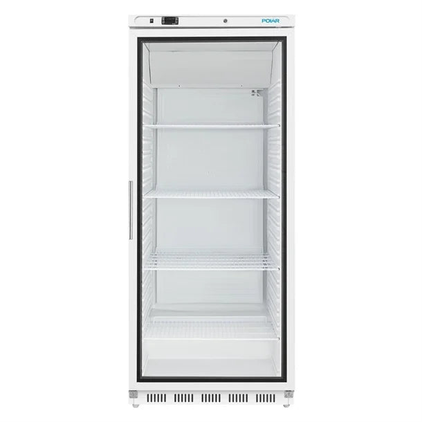 Polar C - Series Upright Display Fridge White - 600Ltr CZ787 - A - Whisk Hospitality - CZ787-A