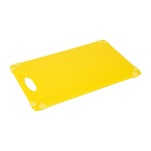 Hygiplas Commercial Grip Chopping Board Yellow - 458x306x12mm HW007 - Whisk Hospitality - HW007