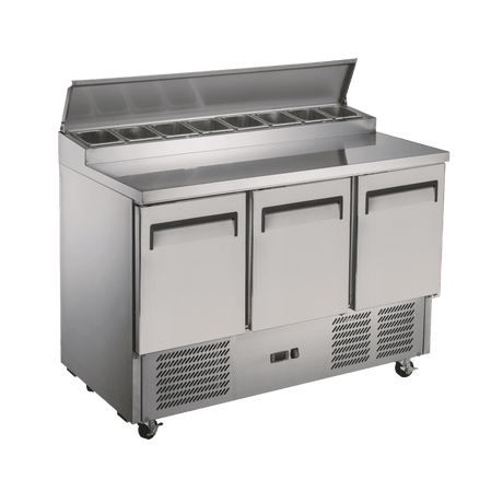 Exquisite Saladette Food Preparation Fridge – Static - STC380 - Whisk Hospitality - 