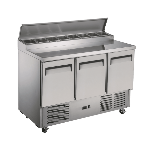 Exquisite Saladette Food Preparation Fridge – Static - STC380 - Whisk Hospitality - 