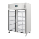Polar G - Series Gastro Display Glass Door Fridge - 1200Ltr GH219 - A - Whisk Hospitality - GH219-A
