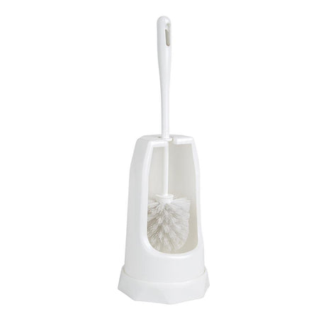 Jantex Round Toilet Brush & Holder White HX386 - Whisk Hospitality - HX386