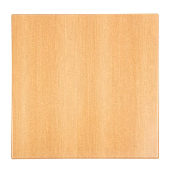 Bolero Table Top Square Beech - 700mm GG638 - Whisk Hospitality - GG638