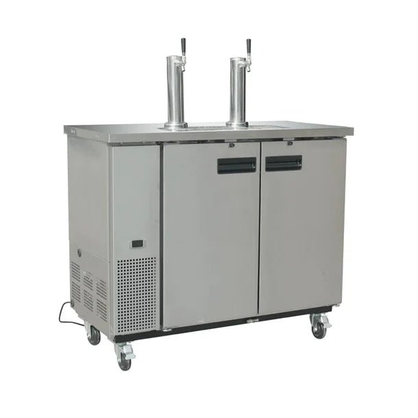 Polar G - Series Direct Draw Beer Dispenser (2 Keg 2 Tap) Stainless Steel GE633 - A - Whisk Hospitality - GE633-A