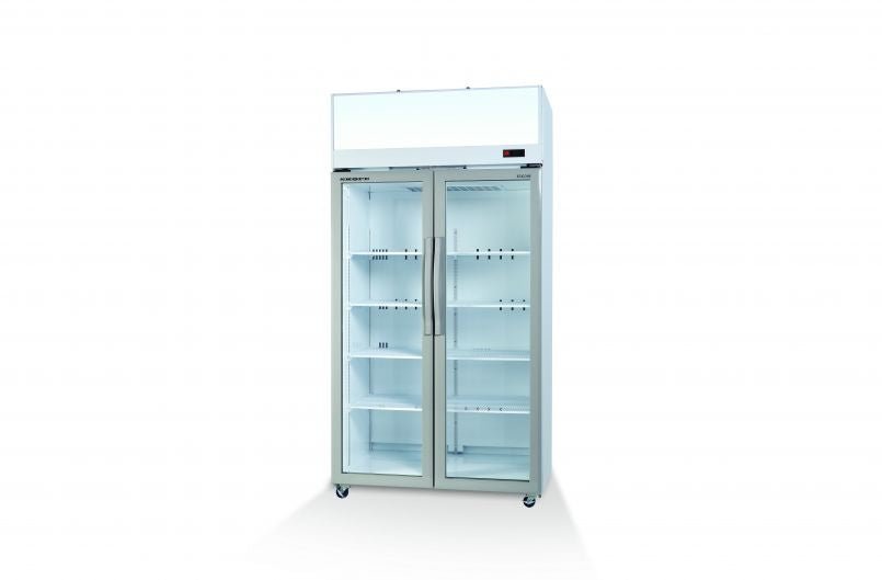 Skope TCE1000N Upright 2 Glass Door Fridge - Whisk Hospitality - 3PA-8767-DHT35