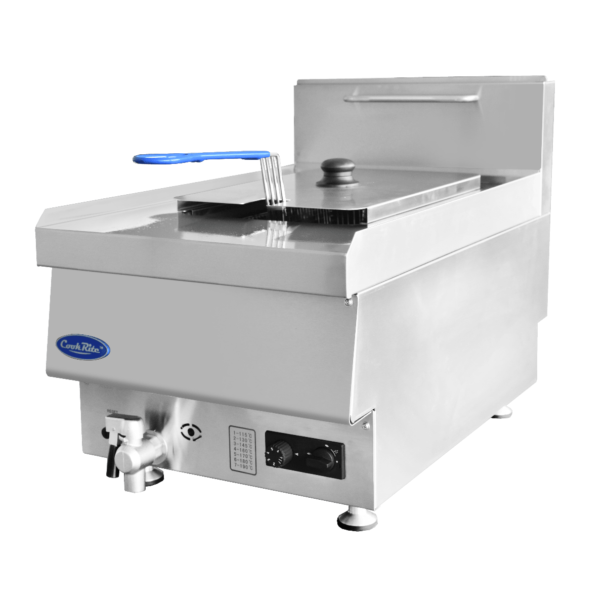 Cookrite 1 TUBE GAS DEEP FRYER NG AT65G4F - C - NG - Whisk Hospitality - AT65G4F-C-NG