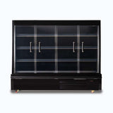 Bromic Semi Vertical Display Fridge - 1875mm - 4 Doors - Hinged - Whisk Hospitality - SVM1875HD-NR