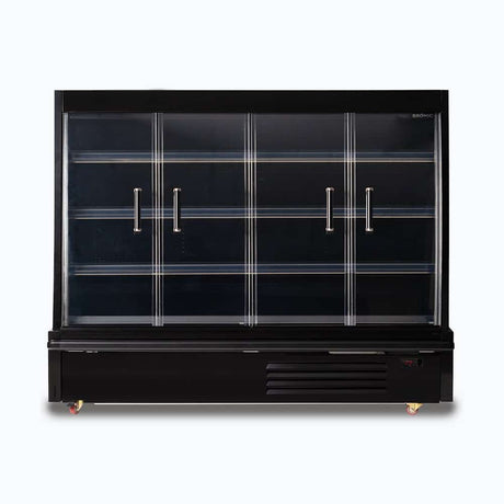 Bromic Semi Vertical Display Fridge - 1875mm - 4 Doors - Hinged - Whisk Hospitality - SVM1875HD-NR