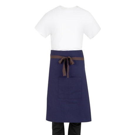 Southside Cotton Canvas Bistro Apron Navy BA165 - Whisk Hospitality - BA165