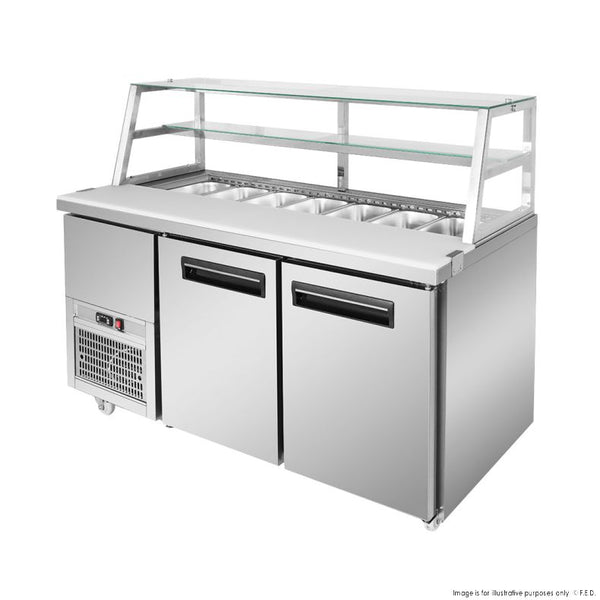 Thermaster SCB/15 Sandwich Prep Fridge - Whisk Hospitality - 914644