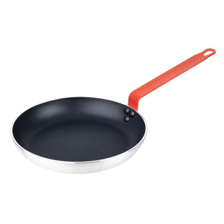 Hygiplas Frypan Aluminium Non - stick Teflon Platinum Plus Red Handle - 280x45mm HT966 - Whisk Hospitality - HT966