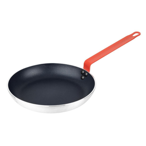 Hygiplas Frypan Aluminium Non - stick Teflon Platinum Plus Red Handle - 280x45mm HT966 - Whisk Hospitality - HT966