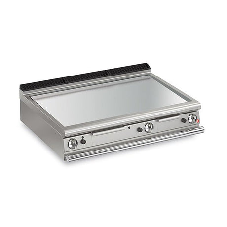 BARON 3 Burner Gas Fry Top With Smooth Chrome Plate And Thermostat Control - Whisk Hospitality - Q70FTT/G1205