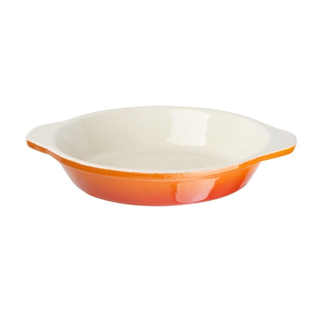 Vogue Round Gratin Orange - 400ml GH316 - Whisk Hospitality - GH316