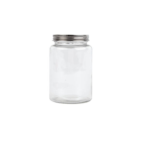 Vogue Glass Jar with St/St Lid - 86x130mm 550ml (Box 6) CP083 - Whisk Hospitality - CP083