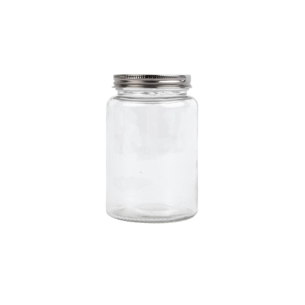 Vogue Glass Jar with St/St Lid - 86x130mm 550ml (Box 6) CP083 - Whisk Hospitality - CP083