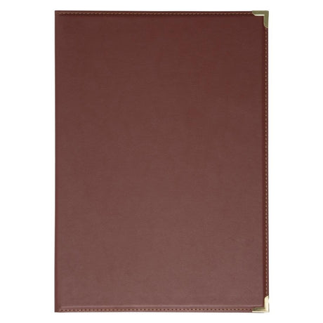 Menu Cover Leatherette Burgundy A4 (4 sides) E222 - Whisk Hospitality - E222