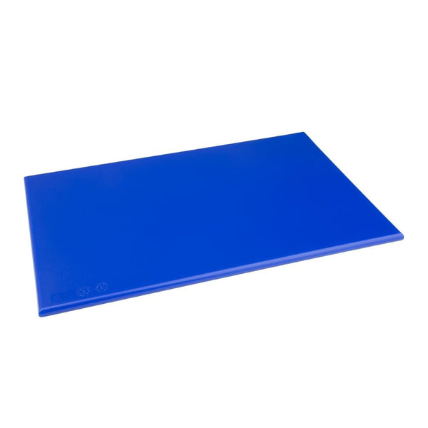 Hygiplas High Density Chopping Board Blue - 450x300x12mm J008 - Whisk Hospitality - J008