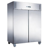 FED - X S/S Two Full Door Upright Freezer XURF1200SFV - Whisk Hospitality - XURF1200SFV