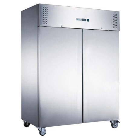 FED - X S/S Two Full Door Upright Freezer XURF1200SFV - Whisk Hospitality - XURF1200SFV